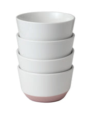 Load image into Gallery viewer, Porcelain Soup &amp; Salad Bowl, Set of 4, Himalayan Salt Pink
