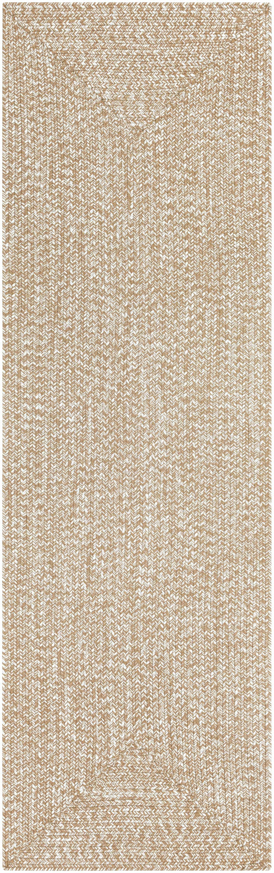 Braided Faux Jute Rug, Cream