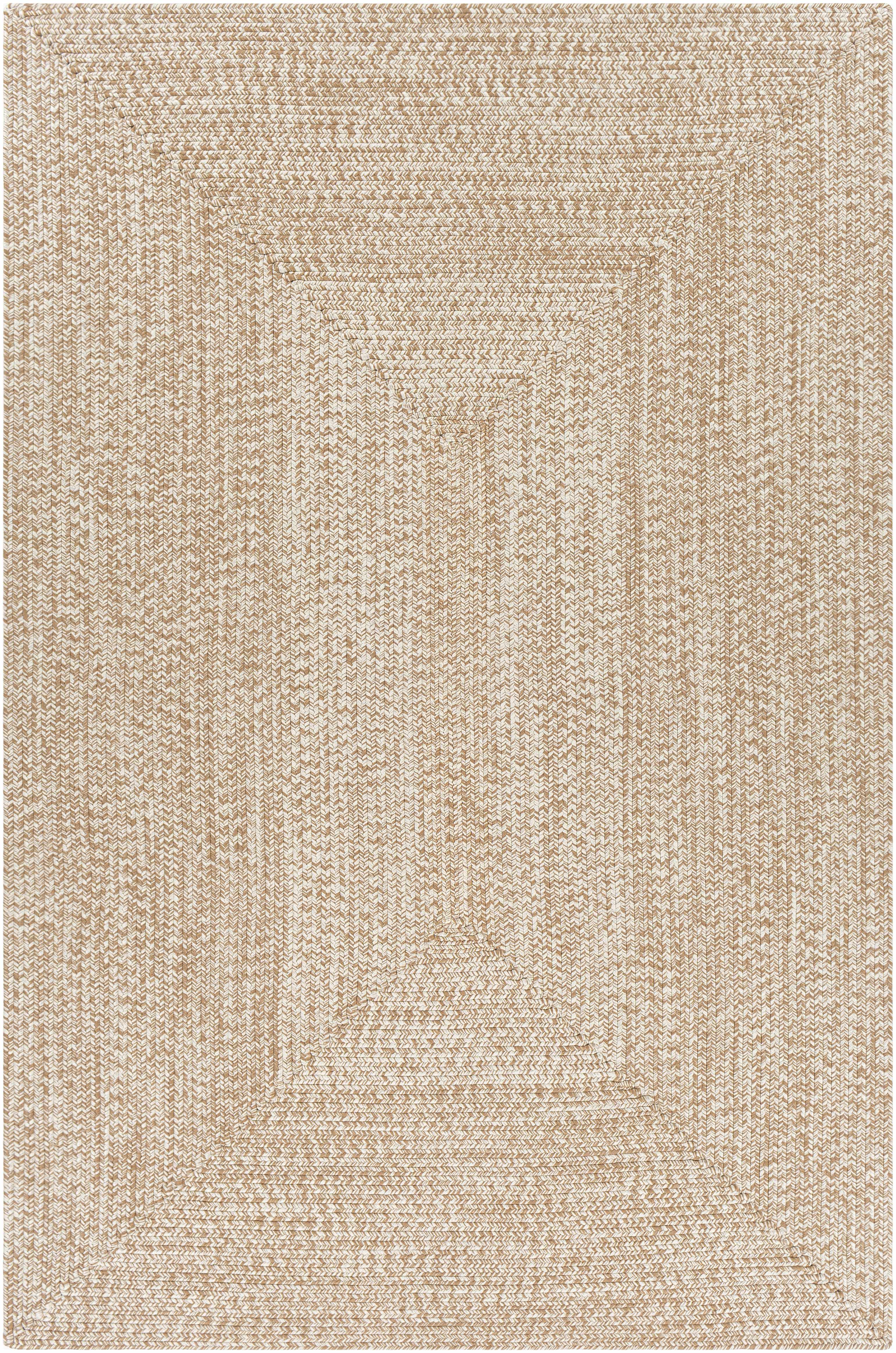 Braided Faux Jute Rug, Cream