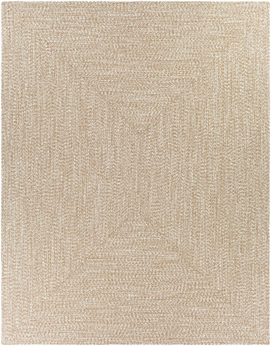 Braided Faux Jute Rug, Cream