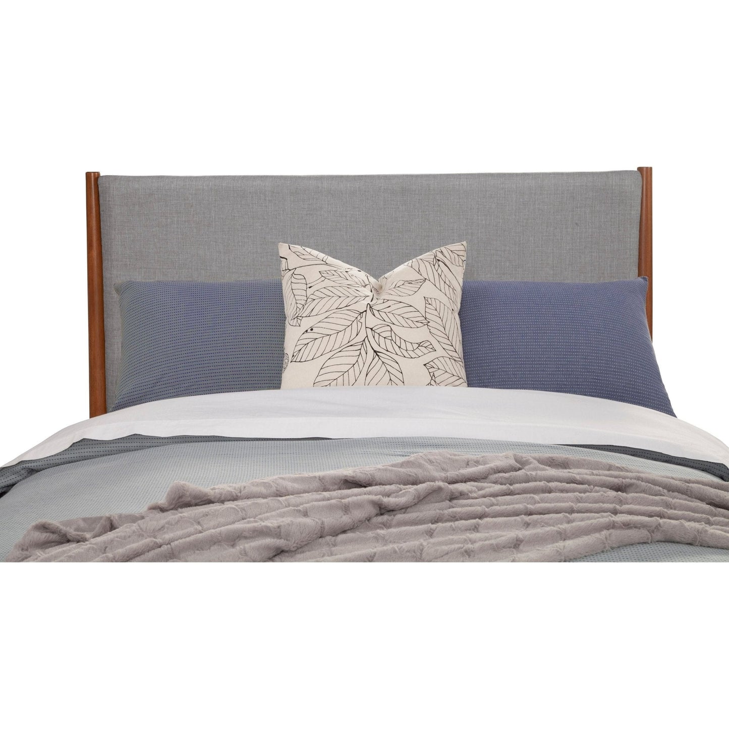 Flynn Panel Bed, Acorn/Grey
