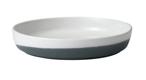 Porcelain Coupe Dinner Plate, Set of 4, Basalt Blue