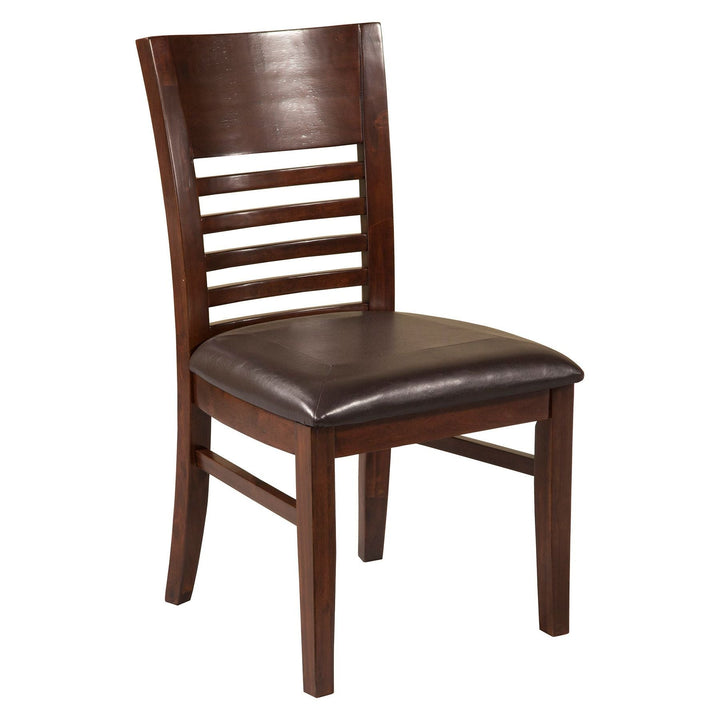 Granada Side Chairs, Brown Merlot