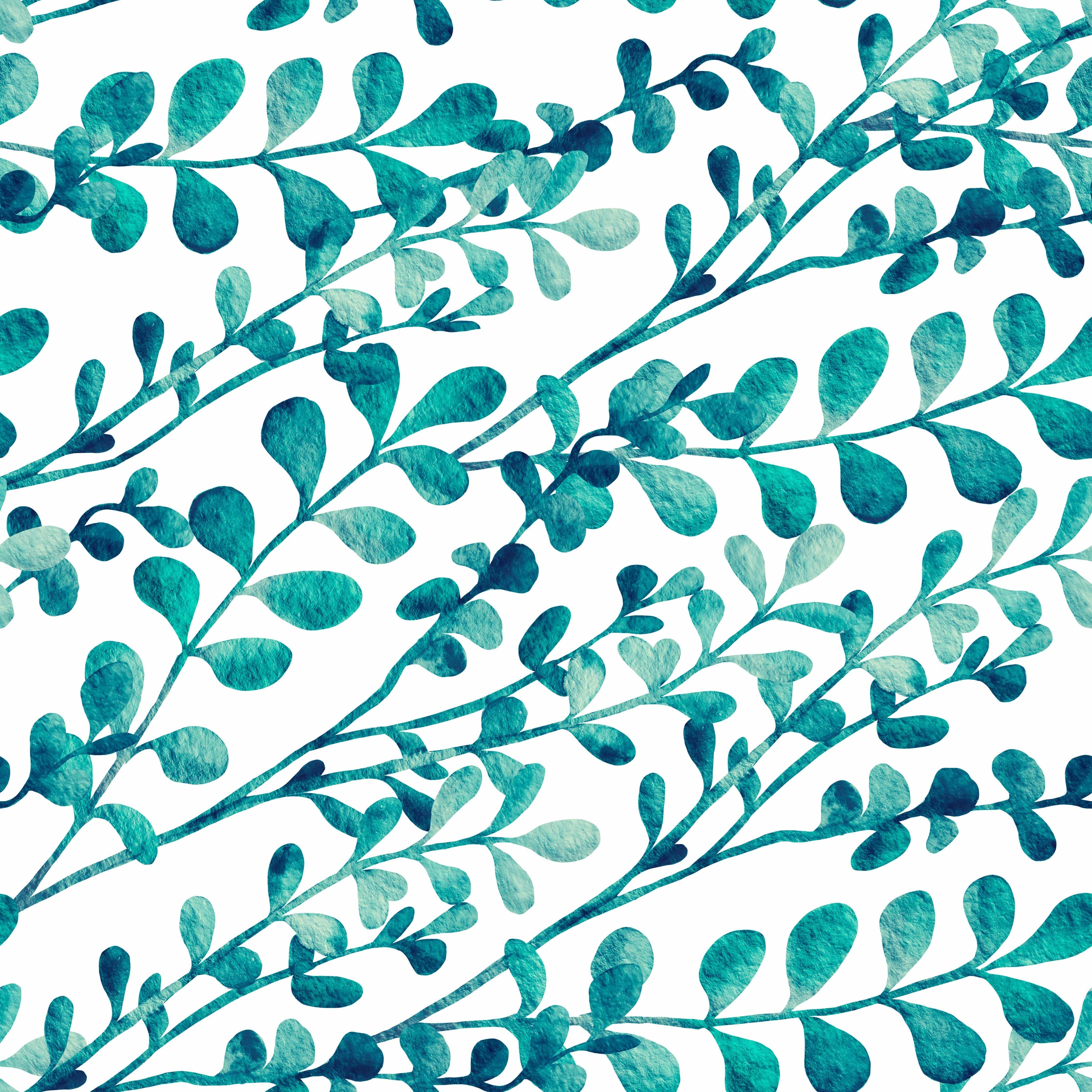 Green Long Leaves Wallpaper