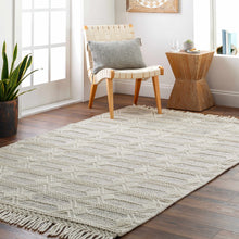 Load image into Gallery viewer, Chars Wool Tasseled Area Rug
