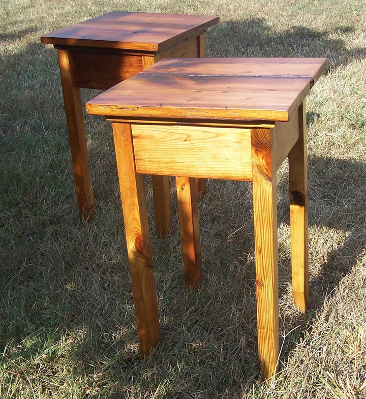 Vintage Wood Small End Table