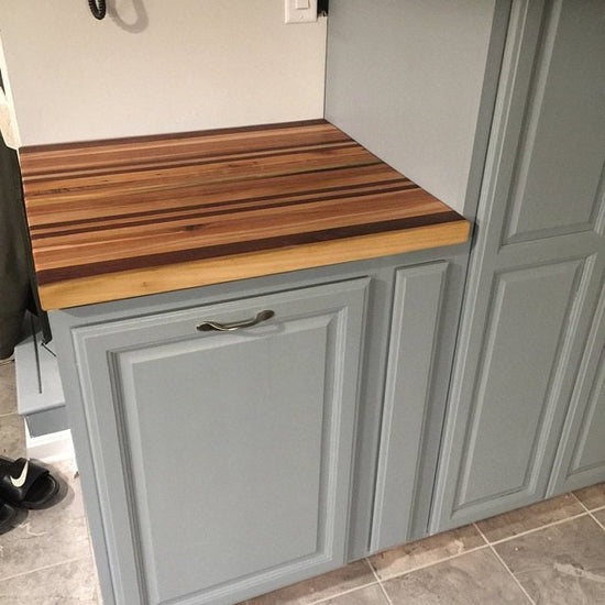 Reclaimed Wood Butcher Block Countertop