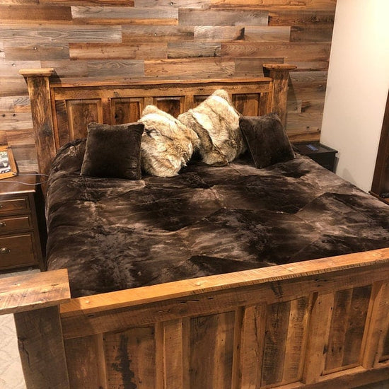 "The Montana" Farmhouse Panel Bed