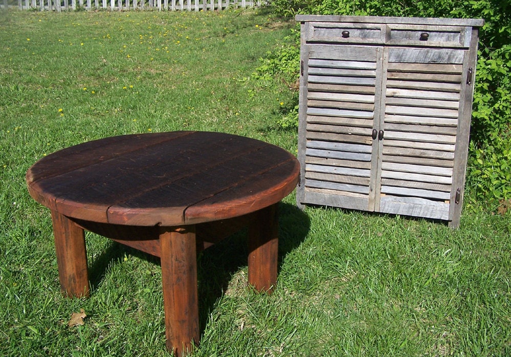 Reclaimed Apple Barn Wood Coffee Table