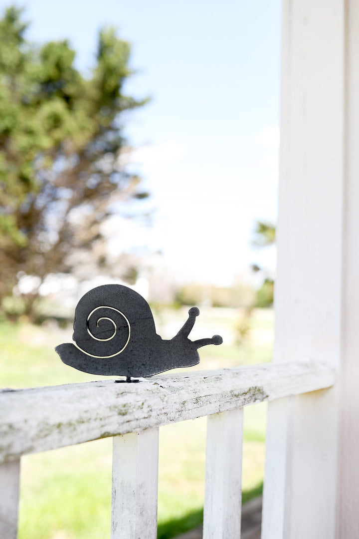 Metal Snail Statue