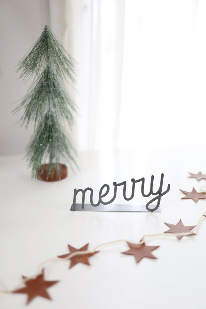 Merry Word Sign