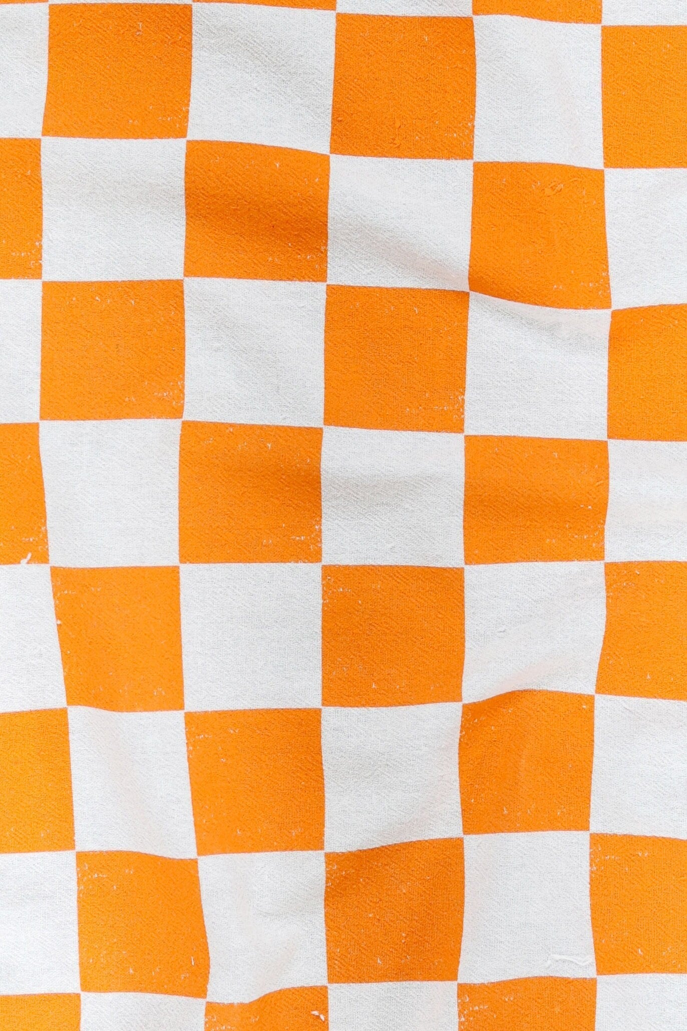 Tennessee Orange Checker Tea Towel