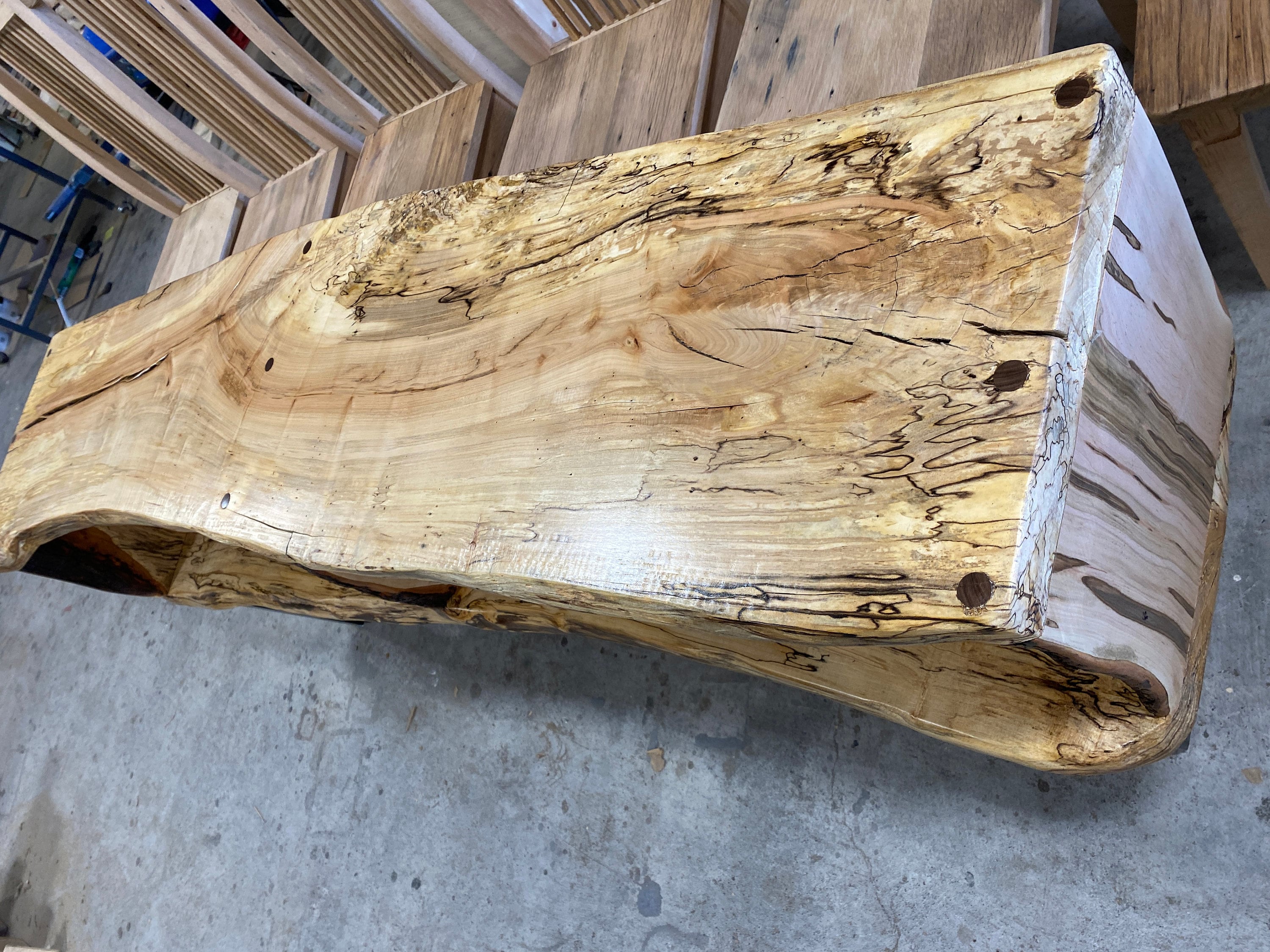 Live Edge Media Console