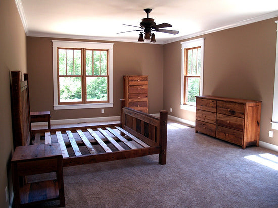 Reclaimed Chestnut Platform Bed