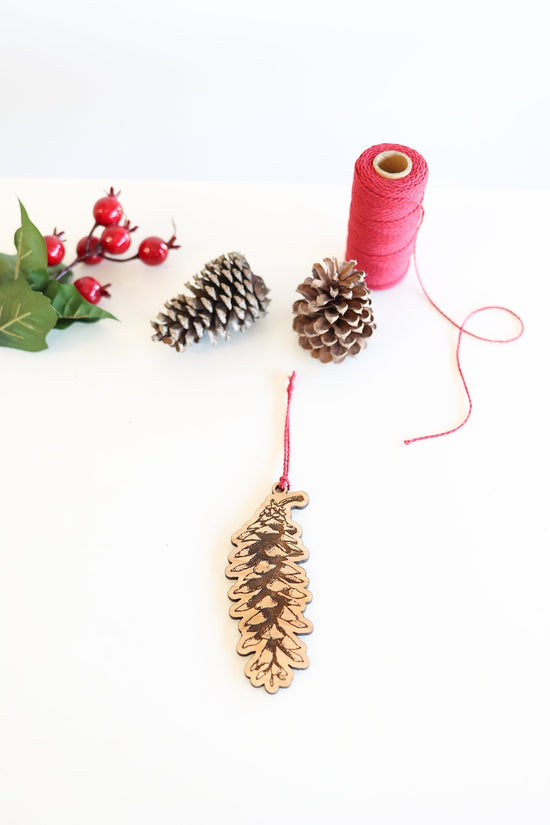 Long Pinecone Ornament