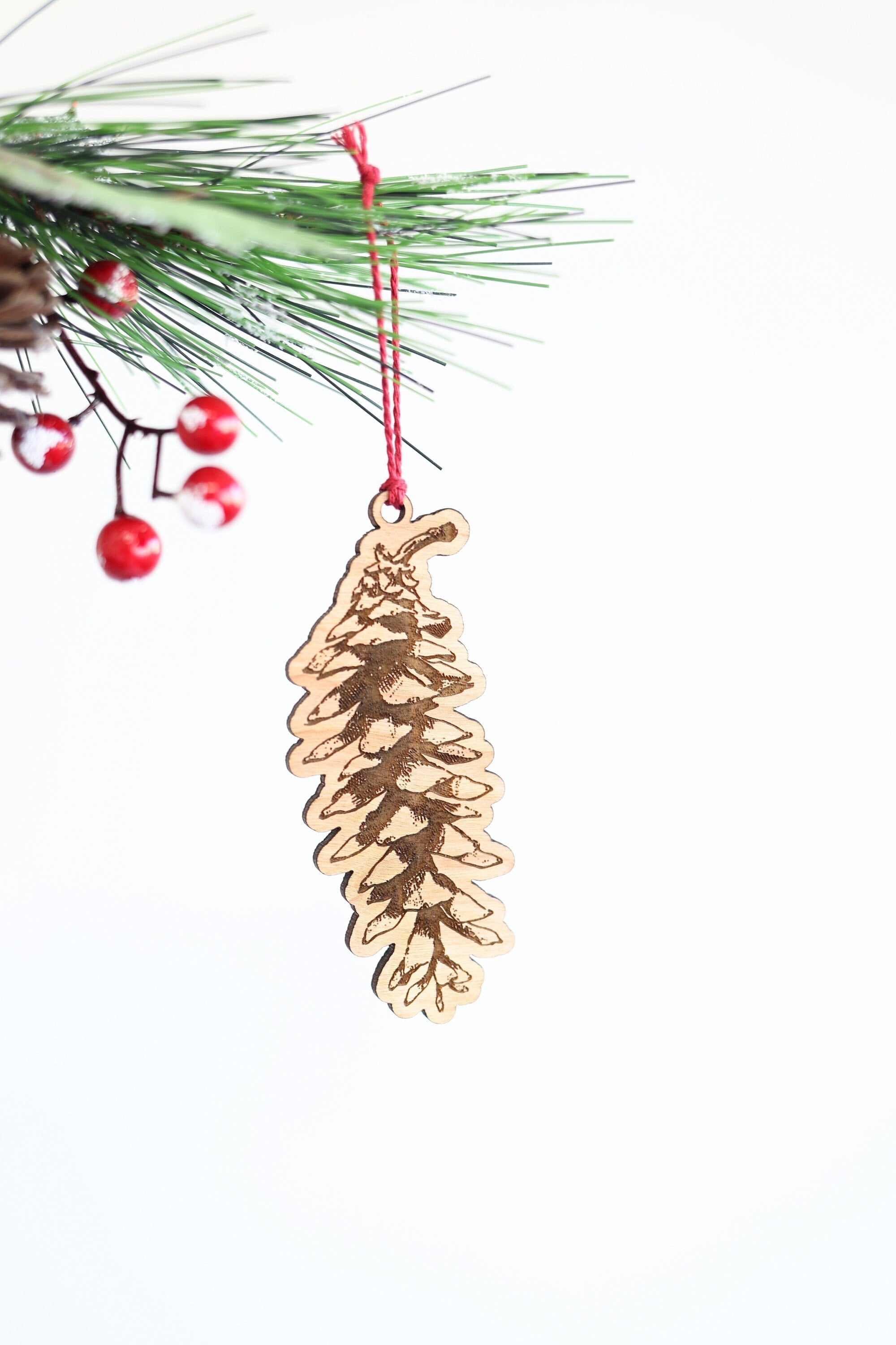 Long Pinecone Ornament