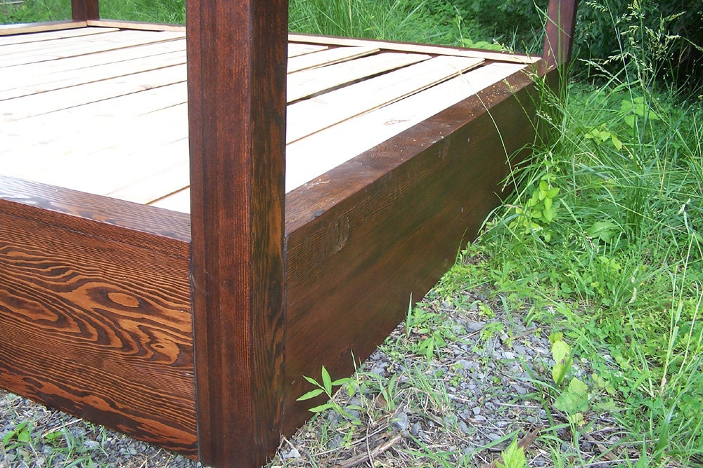 Reclaimed Douglas Fir Canopy Bed