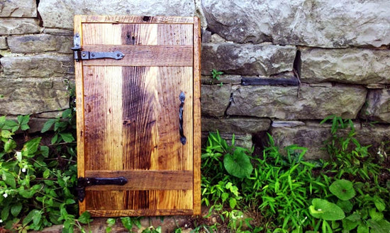 Rustic Reclaimed Wood Medicine Cabinet