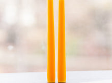 Load image into Gallery viewer, Beeswax Taper Candles Set of 2, 10”
