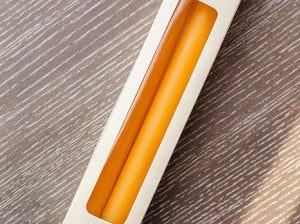 Beeswax Taper Candles Set of 2, 10”
