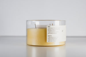 Patchouli and Grapefruit Beeswax Candle