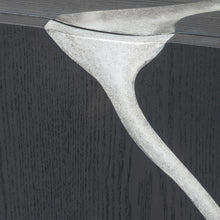 Load image into Gallery viewer, Modrest Impala - Modern Matte Brown Ash &amp; Silver Buffet
