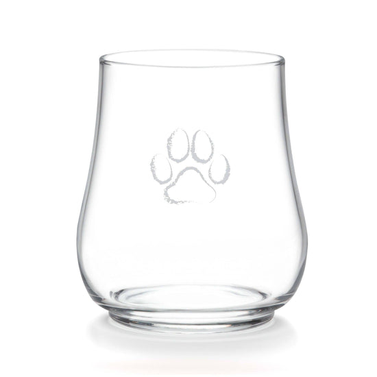 Libbey Modern Pets Posh Paw All-Purpose Glasses, 17-ounce, Set of 4