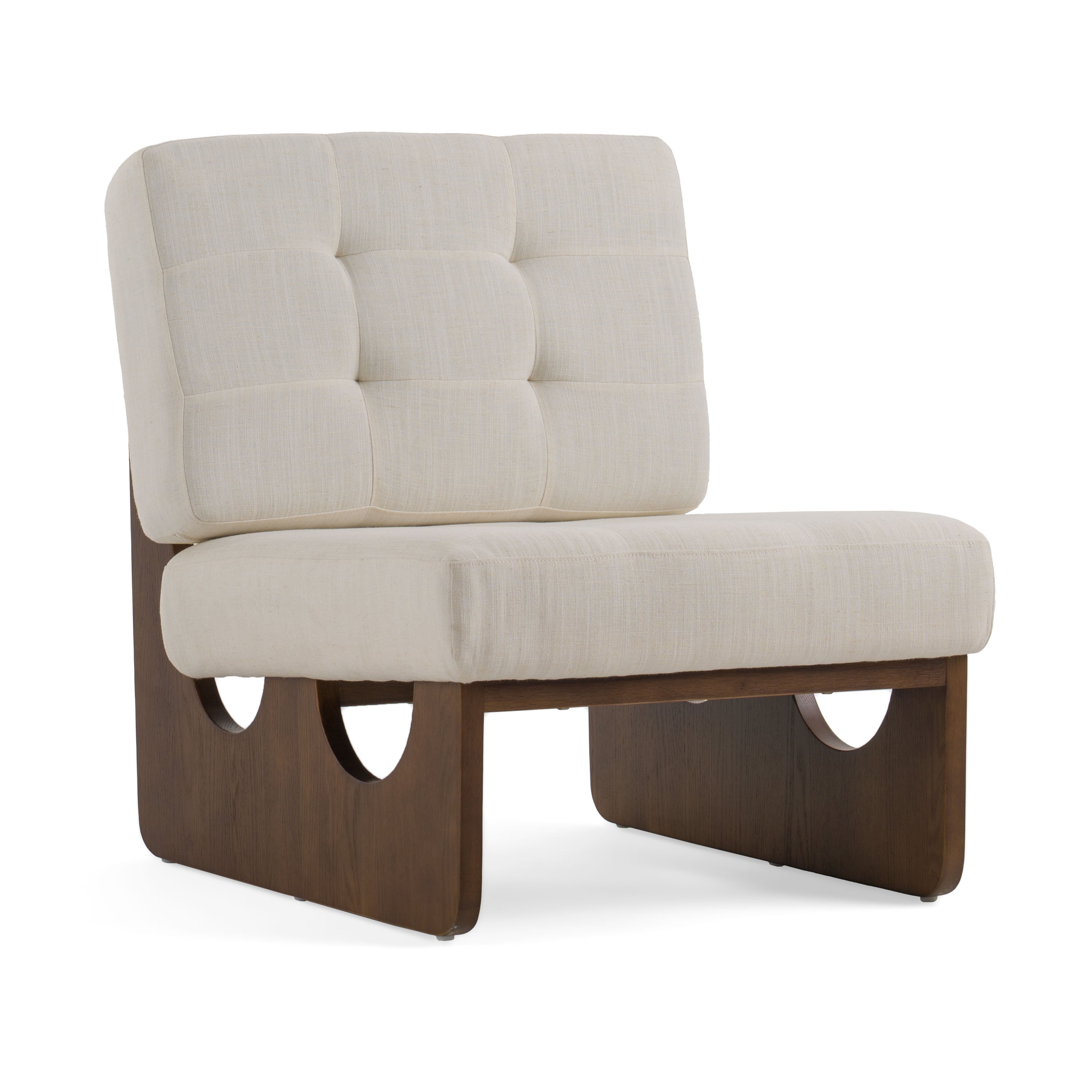 Modrest Kaylie - Contemporary Off White Accent Chair