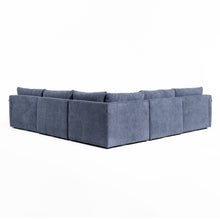 Load image into Gallery viewer, Divani Casa Kinsey - Modern Blue Fabric Modular Sectional Sofa
