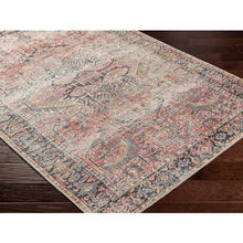 Load image into Gallery viewer, Pink Dunshaughlin Distressed Washable Area Rug
