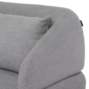 Divani Casa Lerner - Modern Light Grey Fabric Sofa Bed