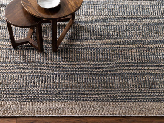 Elle Jute Rug, Navy