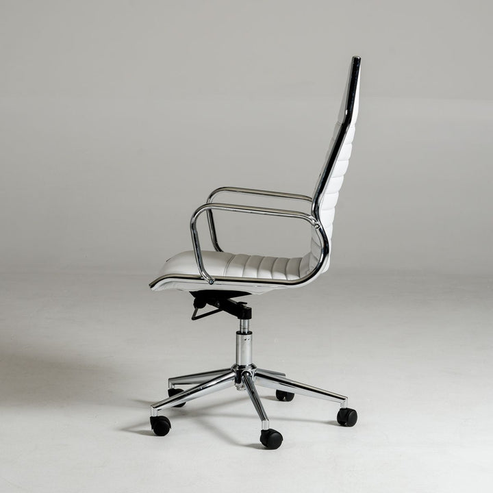 Modrest Madison Modern White Leatherette Office Chair