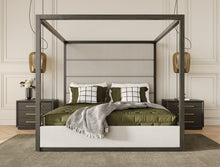 Load image into Gallery viewer, Modrest Manhattan- Contemporary Canopy Grey EK Bedroom Set
