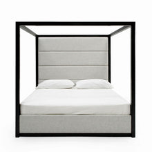Load image into Gallery viewer, Modrest Manhattan- Contemporary Canopy Grey Bedroom Set-queen
