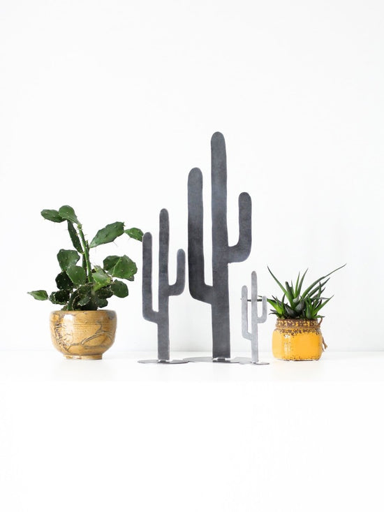 Metal Cactus Silhouette - Large