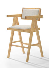 Load image into Gallery viewer, Modrest Fern - Modern Natural and Beige Counter Stool Set of 2
