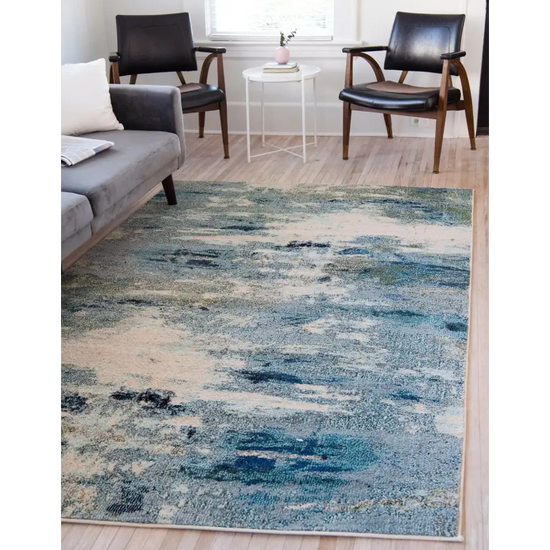 Modern designed avalon chromatic rug