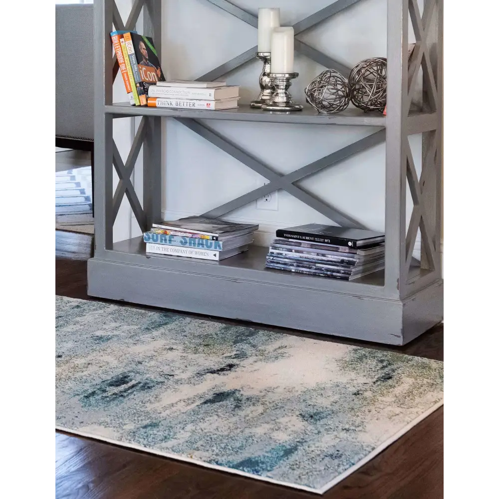 Modern designed avalon chromatic rug