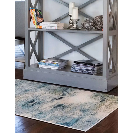 Modern designed avalon chromatic rug