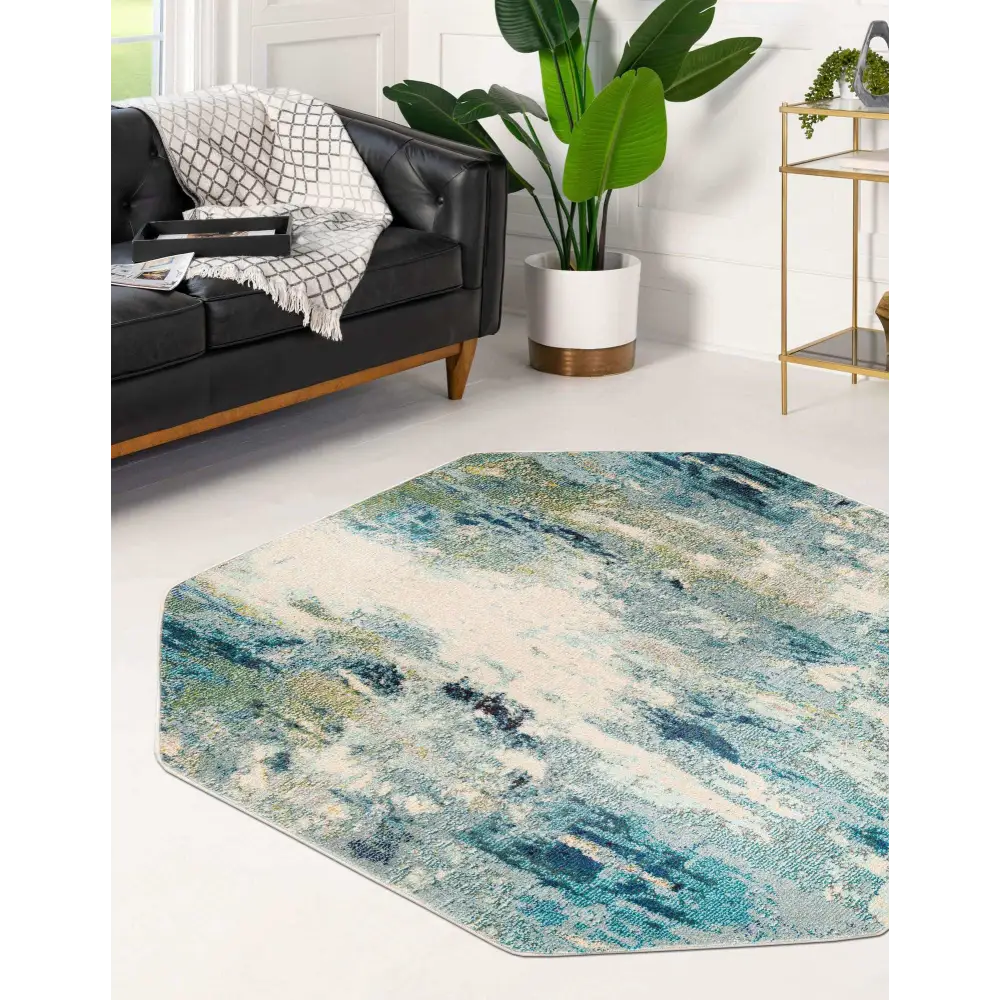 Modern designed avalon chromatic rug