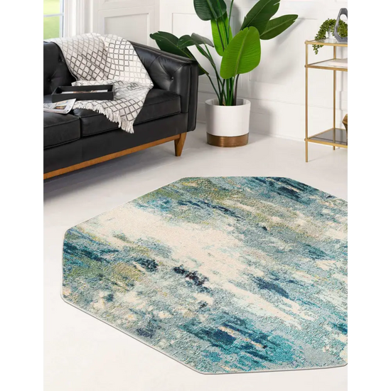 Modern designed avalon chromatic rug