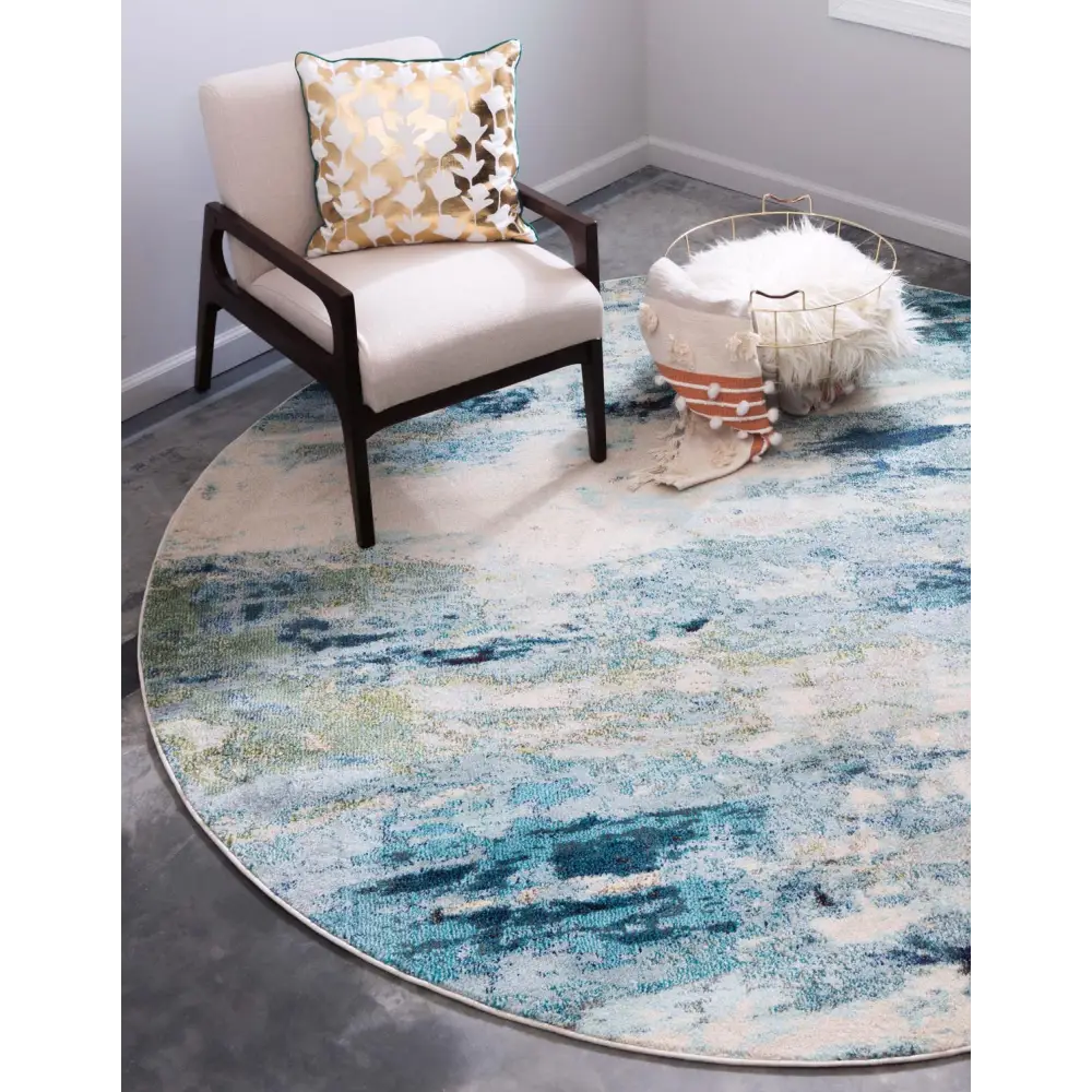 Modern designed avalon chromatic rug