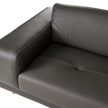 Load image into Gallery viewer, Coronelli Collezioni Mood - Italian Grey Leather Right Facing Sectional Sofa
