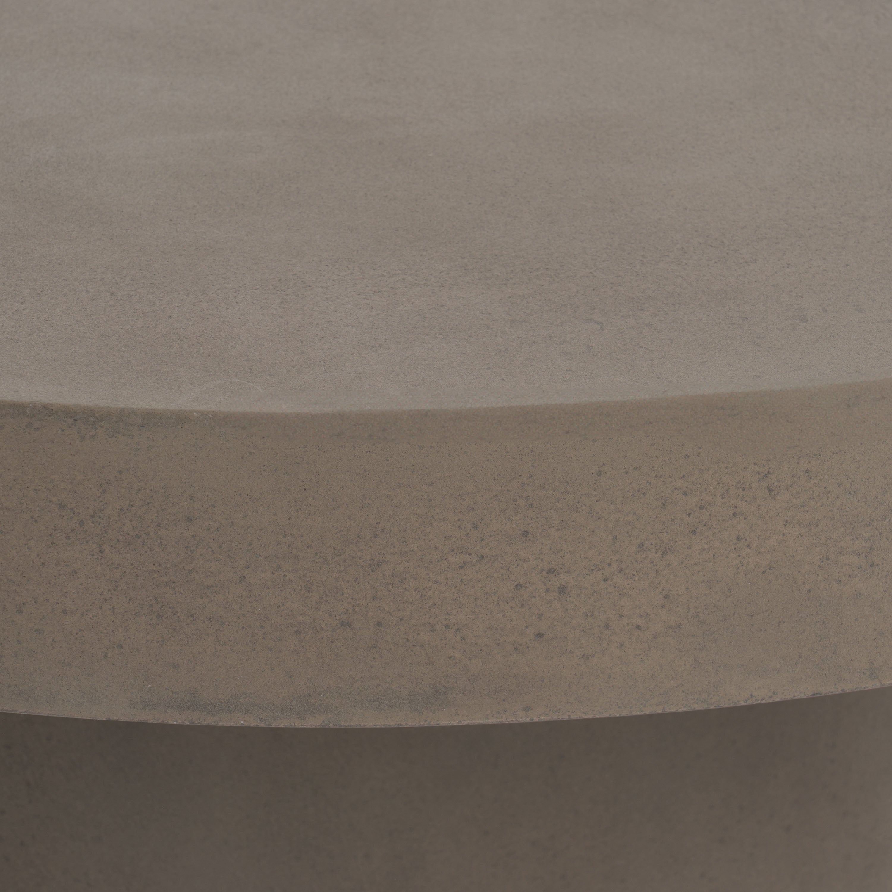 Modrest Morley - Modern Round Concrete Coffee Table