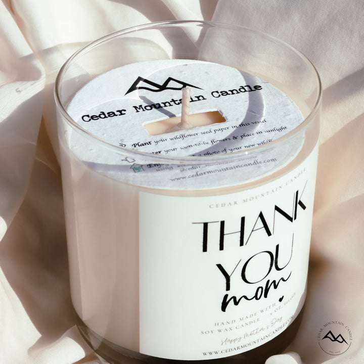 I love you, Mom - Mother's Day Soy Candle - 9 oz Glass Jar Candle