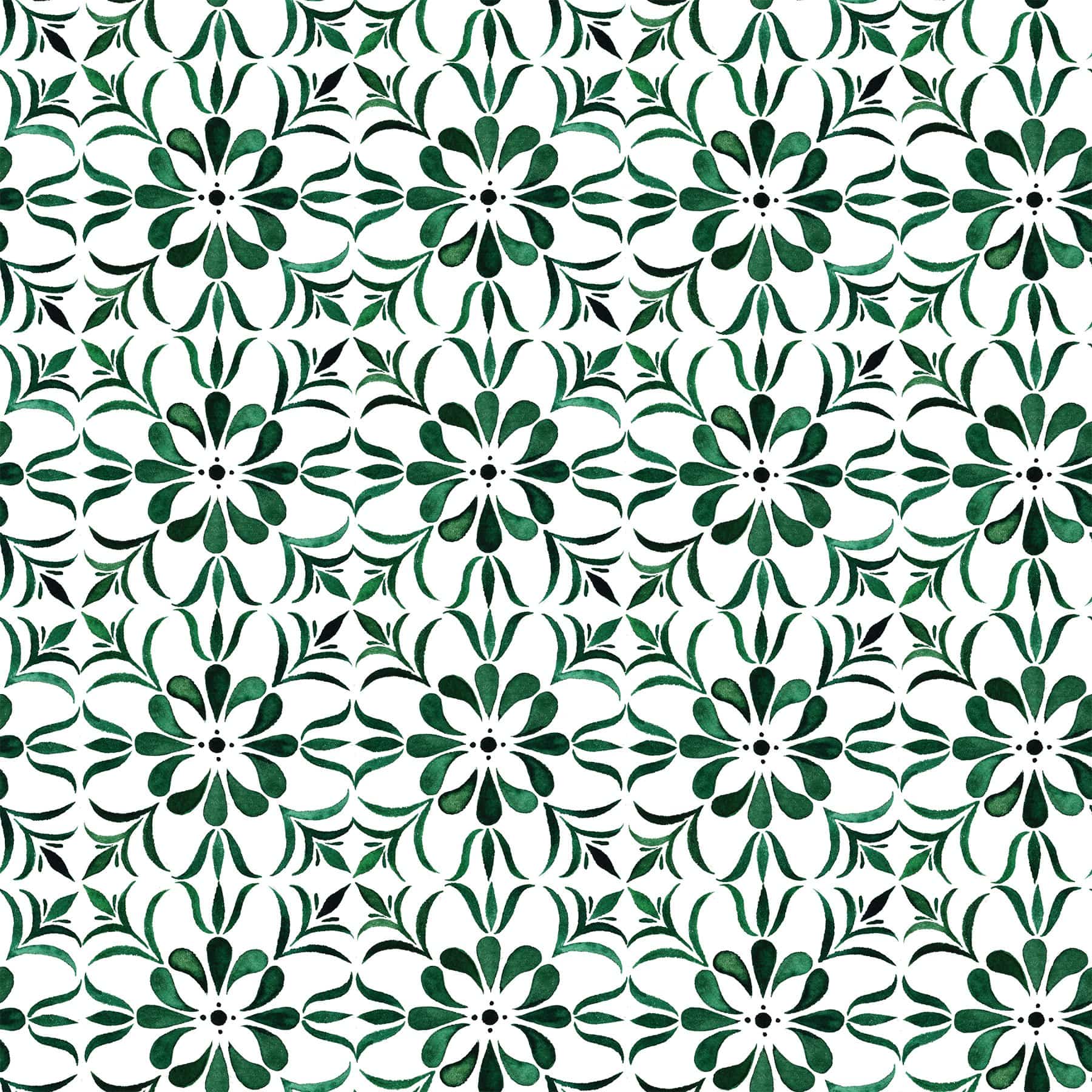 Mexican Tile in Green