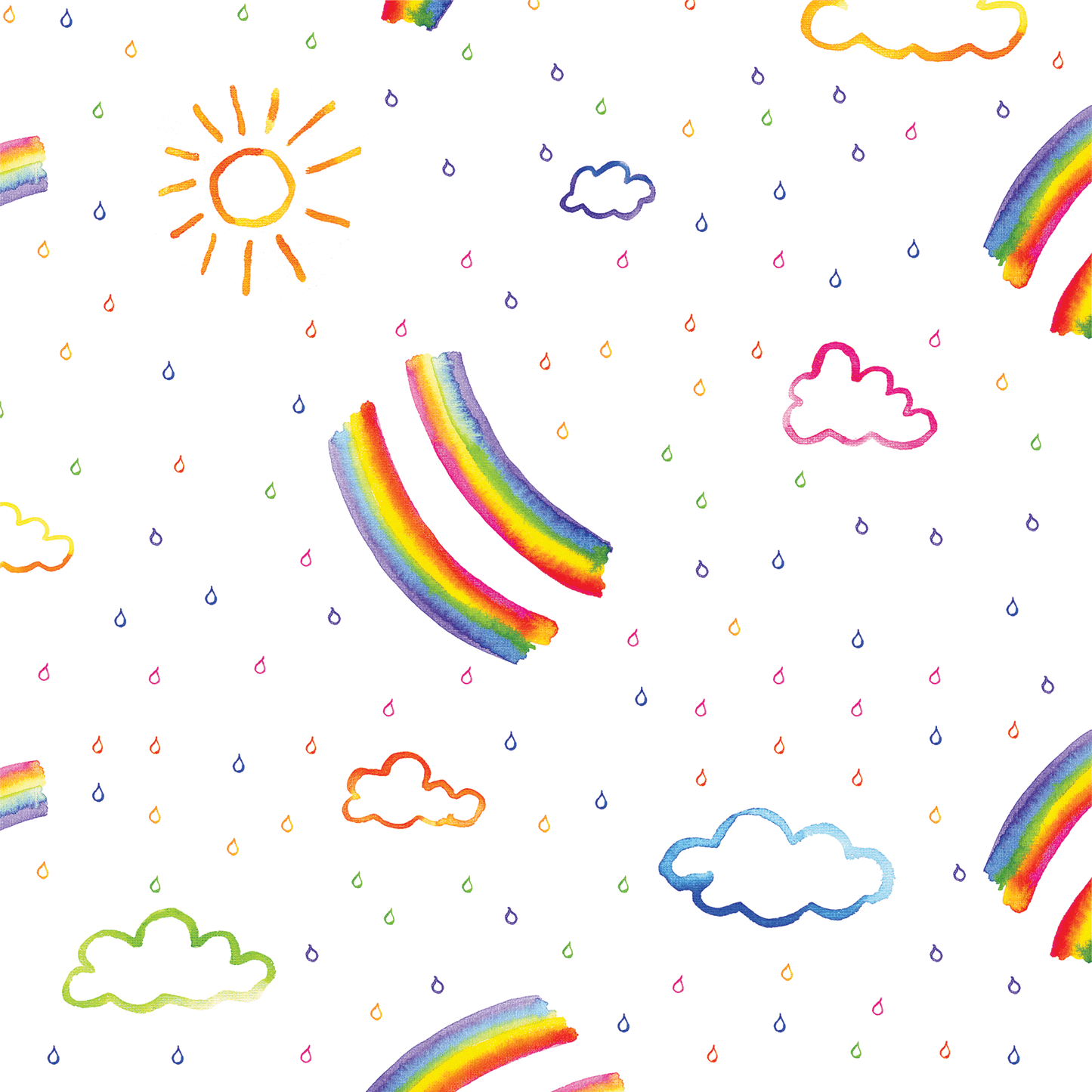 Rainbow Clouds and Sunshine Skies