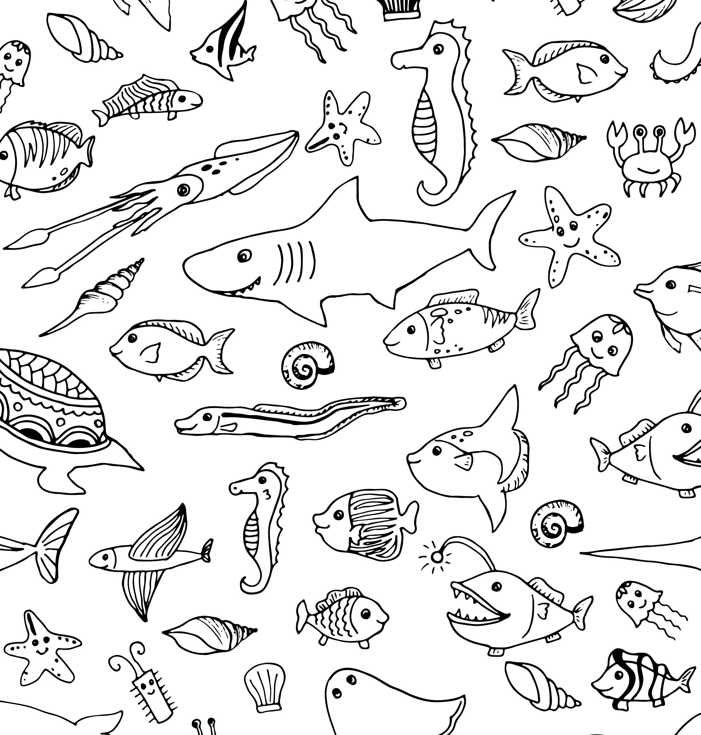 Oceanic Doodles