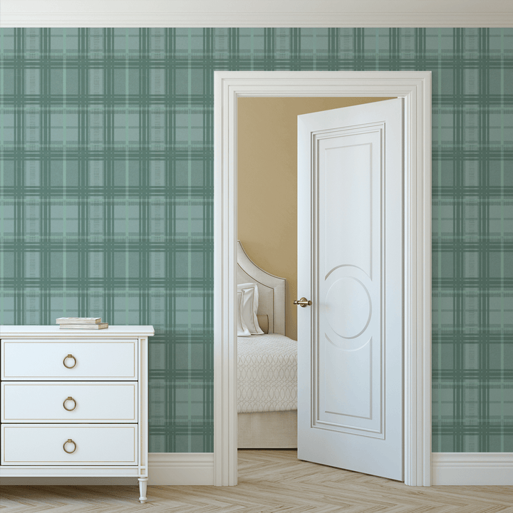 Seafoam Nostalgic Plaid